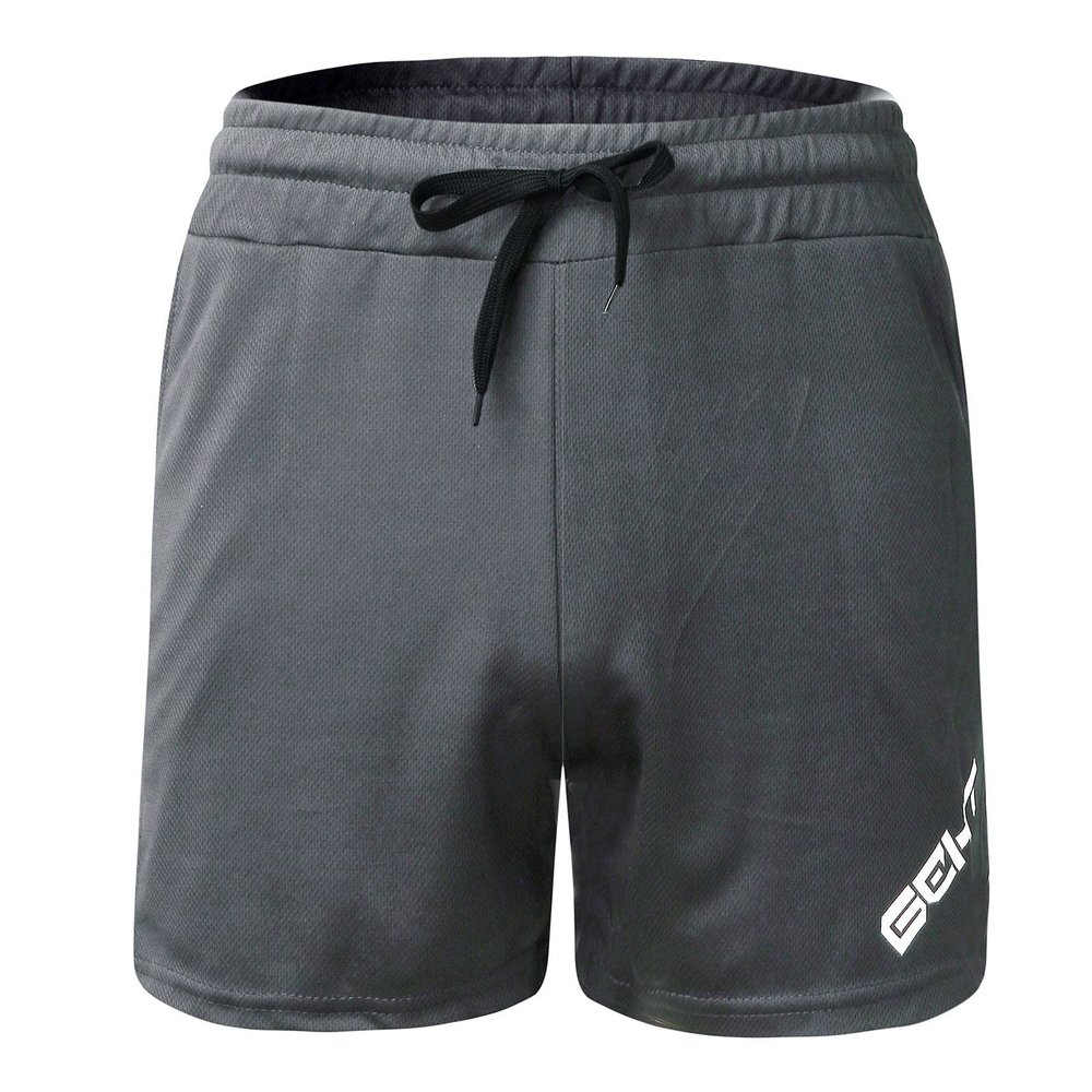 Mens Gym Workout Shorts 5" Inseam Quick Dry Lightweight Slim Fit SweatShorts Active Weightlifting Squatting Elastic Pants Grey