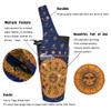 Yoga Mat Bag - Long Tote with Pockets - Holds More Yoga Accessories - Yoga Bag Fit Most Size Mats - Witchy Astrology Zodiac Celestial Constellation Yoga Mat Carrier view 2