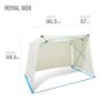 Helinox Royal Box Portable Sun Shade and Beach Shelter, Sand Case view 2