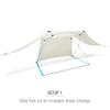 Helinox Royal Box Portable Sun Shade and Beach Shelter, Sand Case view 4