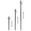 5Pcs Tent Stakes Heavy Duty, Tent Stakes Metal Tent Spikes for Camping Unbreakable and Inflexible(40cm) view 3