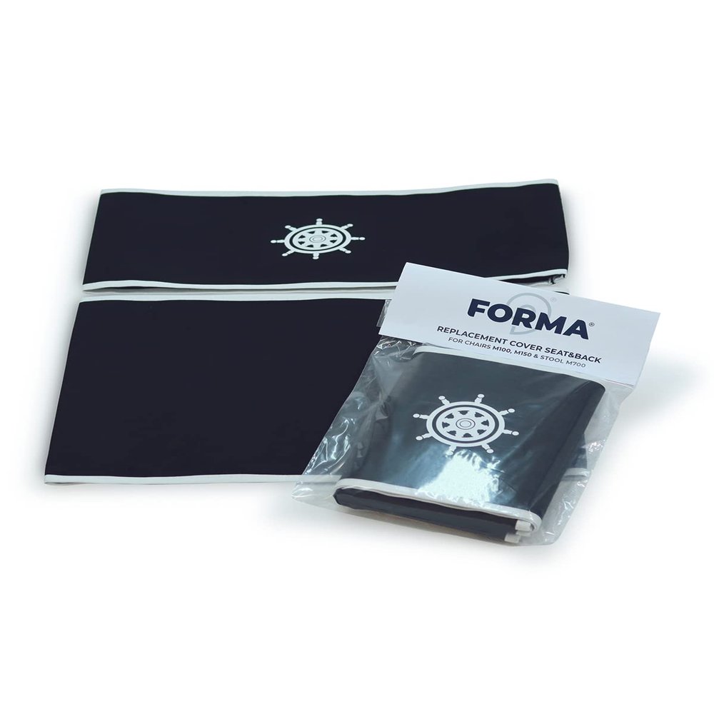 FORMA MARINE Replacement Navy Blue recacril Fabric Set for M100NB Chair, Model RM100NB