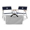FORMA MARINE Replacement Navy Blue recacril Fabric Set for M100NB Chair, Model RM100NB view 4