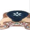 Western Barrel Racing Horse Saddle, Adult Classic Quality Premium Carved Leather Design on Pommel, Cantle, Skirt, Fender and Stirrups Comfort Western Saddle(17") view 3