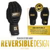 Franklin Sports MLB Baseball + Softball Sliding Mitt - CFX PRT Adult Protective Baserunning Sliding Glove - Left + Right Hand Mitt - Hand + Wrist Protector for Running - Black + Gold - One Size view 4