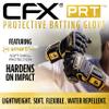 Franklin Sports MLB Batting Gloves - CFX Pro PRT Heavy Duty Protective Baseball + Softball Batting Gloves - Adult Padded Reinforced Leather - Adult Extra Large - Navy Hi-Lite view 2