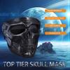 Skull Mask Tactical Masks Full Face with PC Lens Goggles Eye Protection Headgear Mask for Halloween CS Survival Games Shooting Cosplay Airsoft Mask view 2