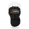 Franklin Sports Baseball Hand + Wrist Guard - PRT LG Series Adult Hand + Wrist Protector for Batting - Protective Shield - Righty + Lefty Hitters - Black + Gold - One Size - Adult view 1