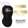 Franklin Sports Baseball Hand + Wrist Guard - PRT LG Series Adult Hand + Wrist Protector for Batting - Protective Shield - Righty + Lefty Hitters - Black + Gold - One Size - Adult view 2