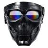 Full Face Airsoft Masks Skull Skeleton with Goggles Impact Resistant Army Fans Supplies Tactical Mask for Halloween Paintball Game CS Movie Props Party view 1