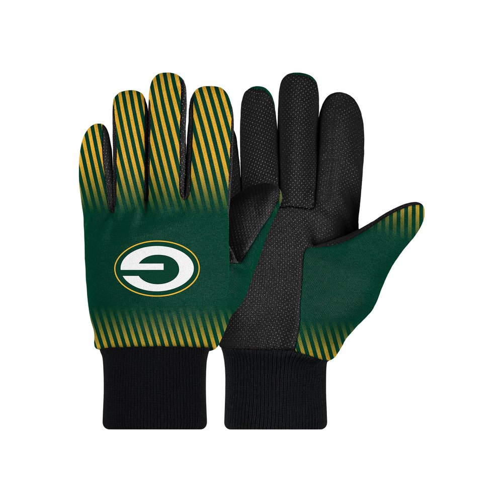FOCO NFL Adult Size Work Gloves (Green Bay Packers)