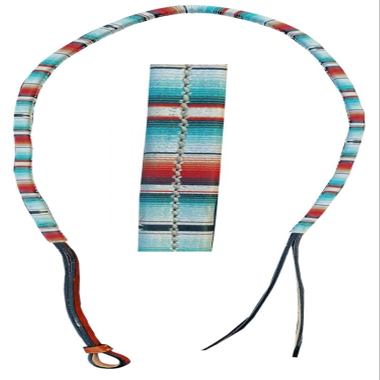 Showman Leather Encouragement Aid w/Southwest Serape Print