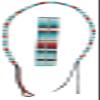 Showman Leather Encouragement Aid w/Southwest Serape Print view 1
