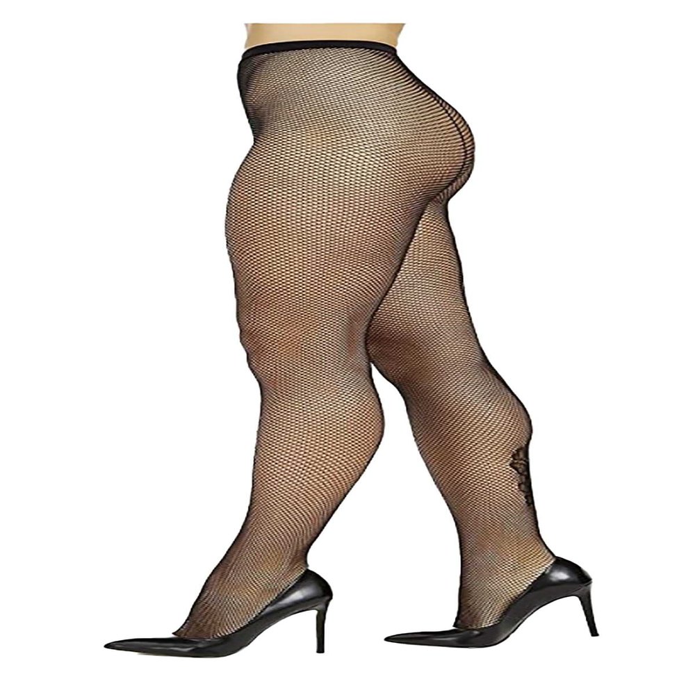 $ave On Product Designer INC Women's Lace Back seam Tights Black X-Small-Small 4'11"-5'6" weight 100lbs-130lbs