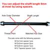 Bike Trainer Thru Axle Adapter for Bicycle Indoor Trainers 12MM Axle 1.0/1.5/1.75 Thread Pitch Multiple Length (M12 167-1.0) view 3