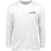 Salt Life Unisex Kids Youth Liquid Depth Badge Long Sleeve Tee, White, Small view 2