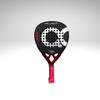 ACA Palladium Professional Padel Racket | Advanced Power & Precision | Red/Metal | 12K Carbon Faces | Diamond Shape | Black EVA Fusion Core view 1