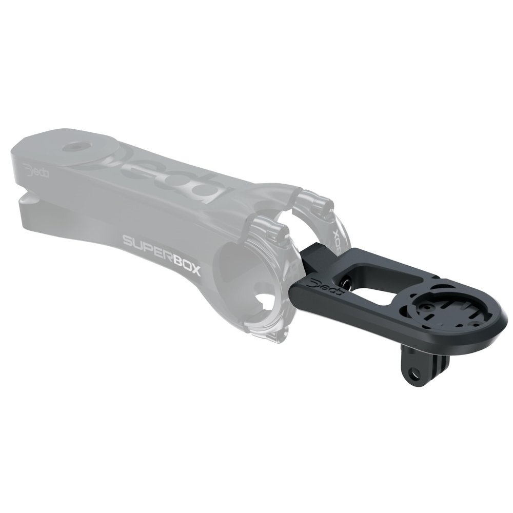 Deda Elementi Unisex Adult Nero Supporto Superbox per Garmin in Nylon, One Size