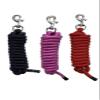 AMAZING HORSE STUFF Nylon Braided 8" ft Long Lead Rope in Pink Color view 4