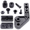 DIY Holster Making Kit - 1-Piece Adjustable Retention Concealment Holster (Standard Design) - (IWB) - KYDEX - P1 Texture - (Storm Gray) - FOMI (1.75in) - (w/Black Finishing Washers) view 4