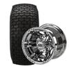 10" Yukon Mirror Golf Cart Wheels and Tires Combo (20x10-10 Turf) Set of 4 view 1