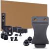 DIY Holster Making Kit - 1-Piece Adjustable Retention Concealment Holster (Standard Design) - (IWB) - KYDEX - P1 Texture - (Coyote Brown) - FOMI (1.50in) - (w/Black Finishing Washers) view 1