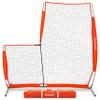 GoSports 7 ft x 7 ft Baseball & Softball L Screen - Pitcher Protection Net with Carrying Case view 1
