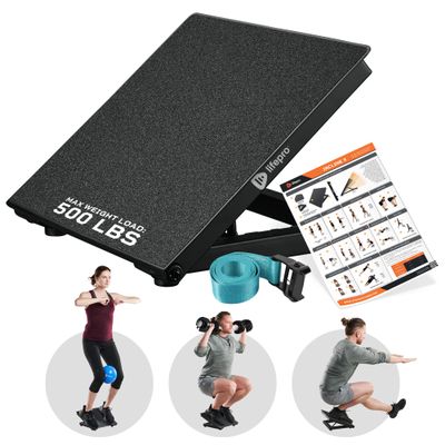 Lifepro Calf Stretcher Slant Board - Holiday Gifts Incline Board for Calf Stretching, Ankle Slant Board, Strengthen and Tone Your Calves with Our Durable and Adjustable Calf Stretch Board