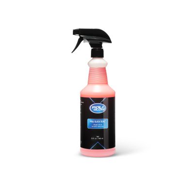 Poli Glow Poli Slick Seal Ceramic Spray Detailer 32 oz | Marine-Grade Silica Polymer Sealant for Boats, RVs & Autos | Water-Repelling, UV-Resistant, No Buffing, Lasts 6+ Months | USA Made