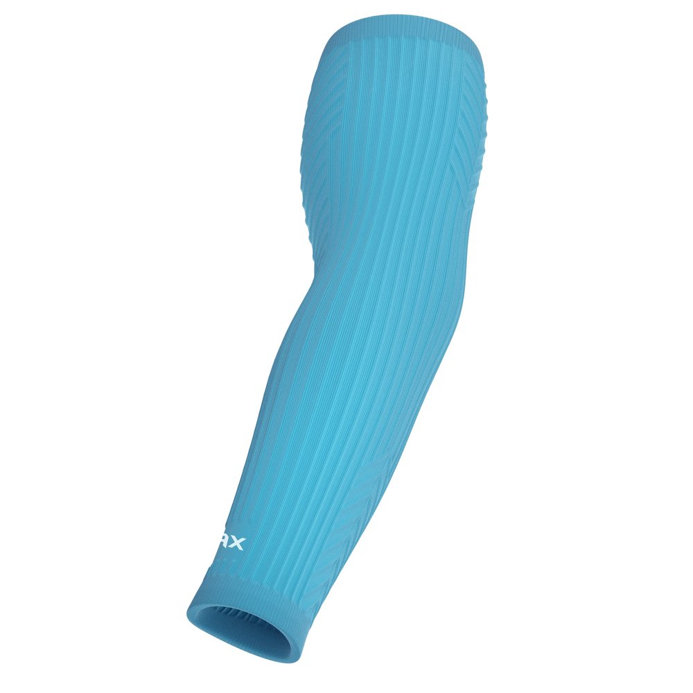 Jax Baseball Arm Sleeves - Youth and Adult Compression Arm Sleeve - Restore Recovery Forearm and Upper Arm Compression Sleeve - Soft Four-Way Stretch Material - Adult SM/MD, Baby Blue