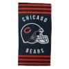 NORTHWEST NFL Stripes Beach Towel, 30" x 60" Chicago Bears view 2