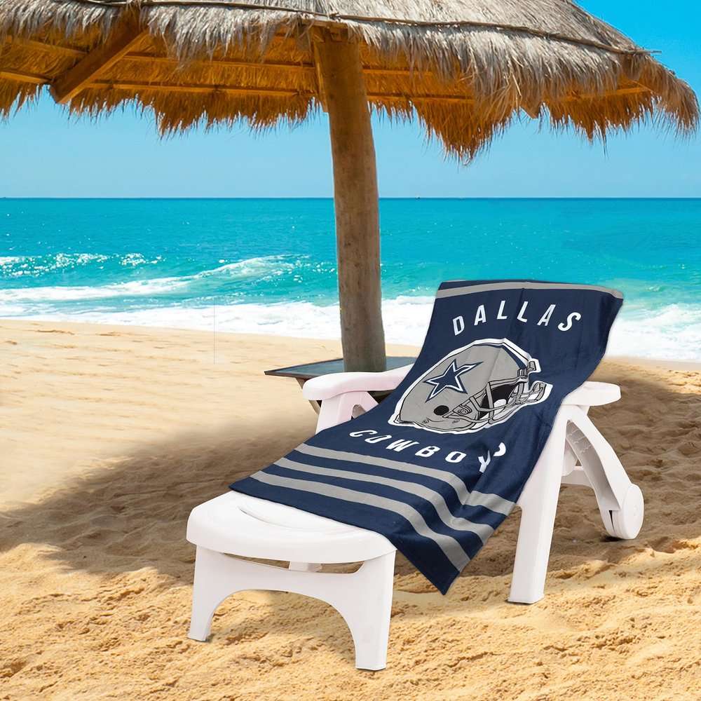 Northwest NFL Stripes Beach Towel, 30" x 60" Dallas Cowboys