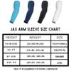 Jax Baseball Arm Sleeves - Youth and Adult - Restore Recovery Premium Arm Compression Sleeve - Soft Four-Way Stretch Material - Adult L/XL, White view 4