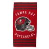 Northwest NFL Stripes Beach Towel, 30" x 60" Tampa Bay Buccaneers view 2