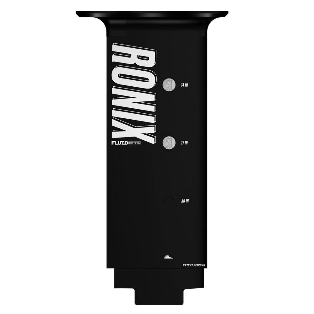Ronix Foil Alloy - Fluid Shift 3 in 1 Mast - Black/White - 14-20in. / 35-51cm