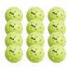 FILA Accessories Outdoor Pickleball Balls - Pickleball Set, Regulation Size Outdoor Pickleballs with 40 Holes (Lime Green), Pack of 12 view 1