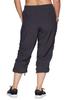 RBX Women's Plus Size Lightweight Woven Drawstring Capri Pant Dark Grey 2X view 2