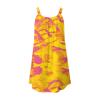 Summer Dresses for Women 2022 Beach Casual Spring Floral Print Shirt Dress Hollow Out Sleeveless Short Dress Boho Sundress Women's 2023 Summer Casual Tshirt Dresses Boho Beach Dress view 4