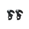 DGZZI 2PCS Bicycle Derailleur Hanger Plate for Shimano SRAM Rear Gear Derailleur Fit Converter Adapter Drop Out, Black