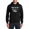 Veracco Girlfriend Fiancee Wife Engagement Engaged Couples Gifts Cool Humor Graphic Hoodie Saying Sarcasm Men Women Hoodie Black view 1