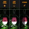 EverBrite Rechargeable Camping Light,Portable Tent Lantern,3 Lighting Modes, Hanging Tent Light Bulbs with Clip Hook for Hiking, Fishing, Backpacking, Emergency and More-Pink view 3