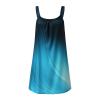 Casual Dresses for Women Valentines Day Dress Women Summer Dress for Women Casual Tank Sundress Beach Floral Spaghetti Straps Pocket Loose Cover Ups Women's Casual Loose Sundress view 3