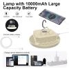 10000mAh Rechargeable 3000LM Tent Light Camping Light, 6500K 24Hours Long Play Time , Outdoor Night Market Light Night Fishing Light Emergency Lights for Hurricane Tsunami disasters (30WBeige) view 3