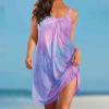 Casual Dresses for Women Valentines Day Dress Women Summer Dress for Women Casual Tank Sundress Beach Floral Spaghetti Straps Pocket Loose Cover Ups Women's Casual Loose Sundress view 2