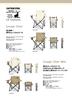 Captain Stag UC-1705 CS Charman Outdoor Chair, Lounge Chair, Mini, Drink Holder Included, Khaki view 4