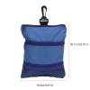 OUKENS Golf Tee Bag, 8 x 6.6in Cloth Tee Pouch Portable Zipper Multi Pocket Hand Bag with Clip Golf Accessory Pouch for Extra Storage (Blue) view 4