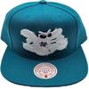 Mitchell & Ness HWC Adjustable Snapback Cap (Charlotte Hornets Popz Teal) view 1