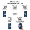 Head Case Designs Officially Licensed Custom Customized Personalized Inter Milan Home 2022/23 Crest Kit Leather Book Wallet Case Cover Compatible with Motorola Edge 30 view 2