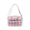 SMALLBLUER Purse and Backpack JK Uniform Messenger Bag Lolita Ita Handbag DIY Design Transparent Windows Shoulder Bag-Pink view 1
