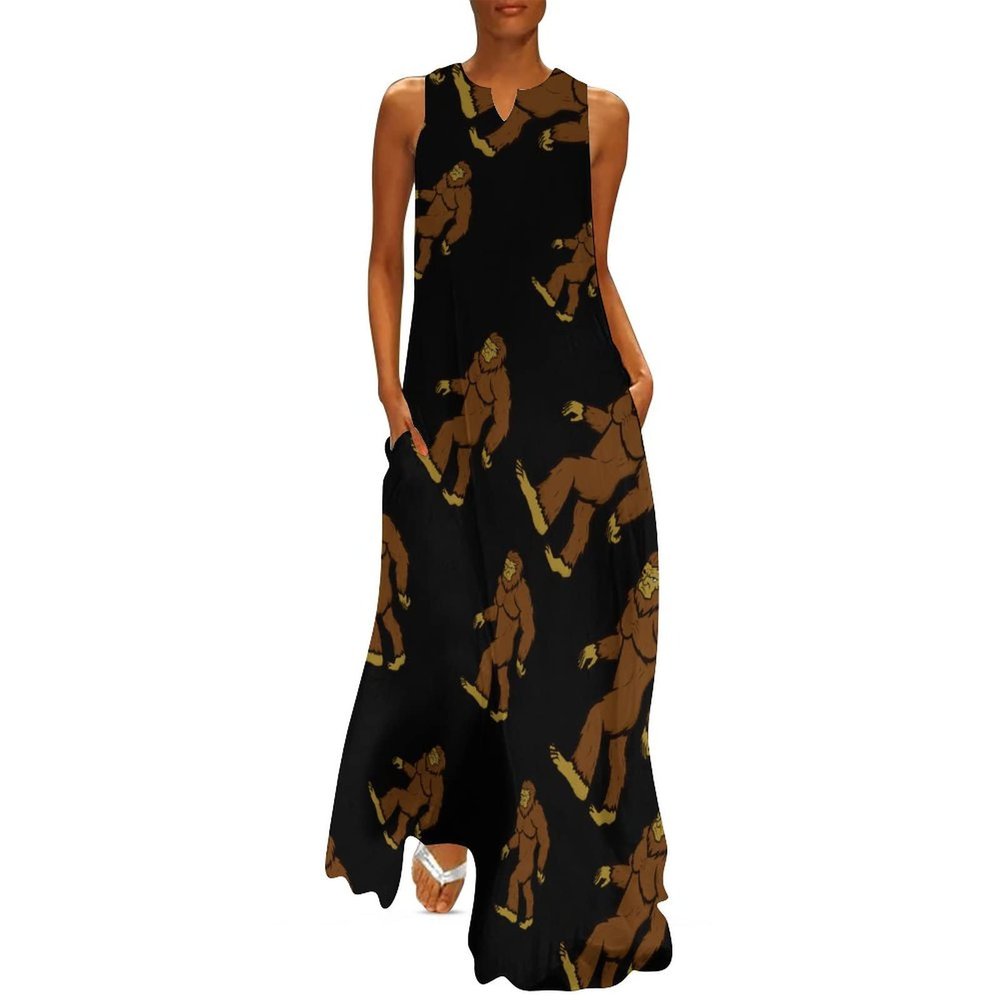Bigfoot Women's Sleeveless Dresses Casual Maxi Long Dress Tank Dress Beach Dress 2XL